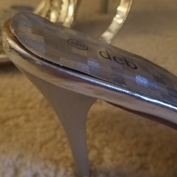 Jeweled Ankle Wrap Heels - Picture 4 of 4